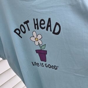 Novelty Ladies "Pot Head" (Plants) Shirt Xl